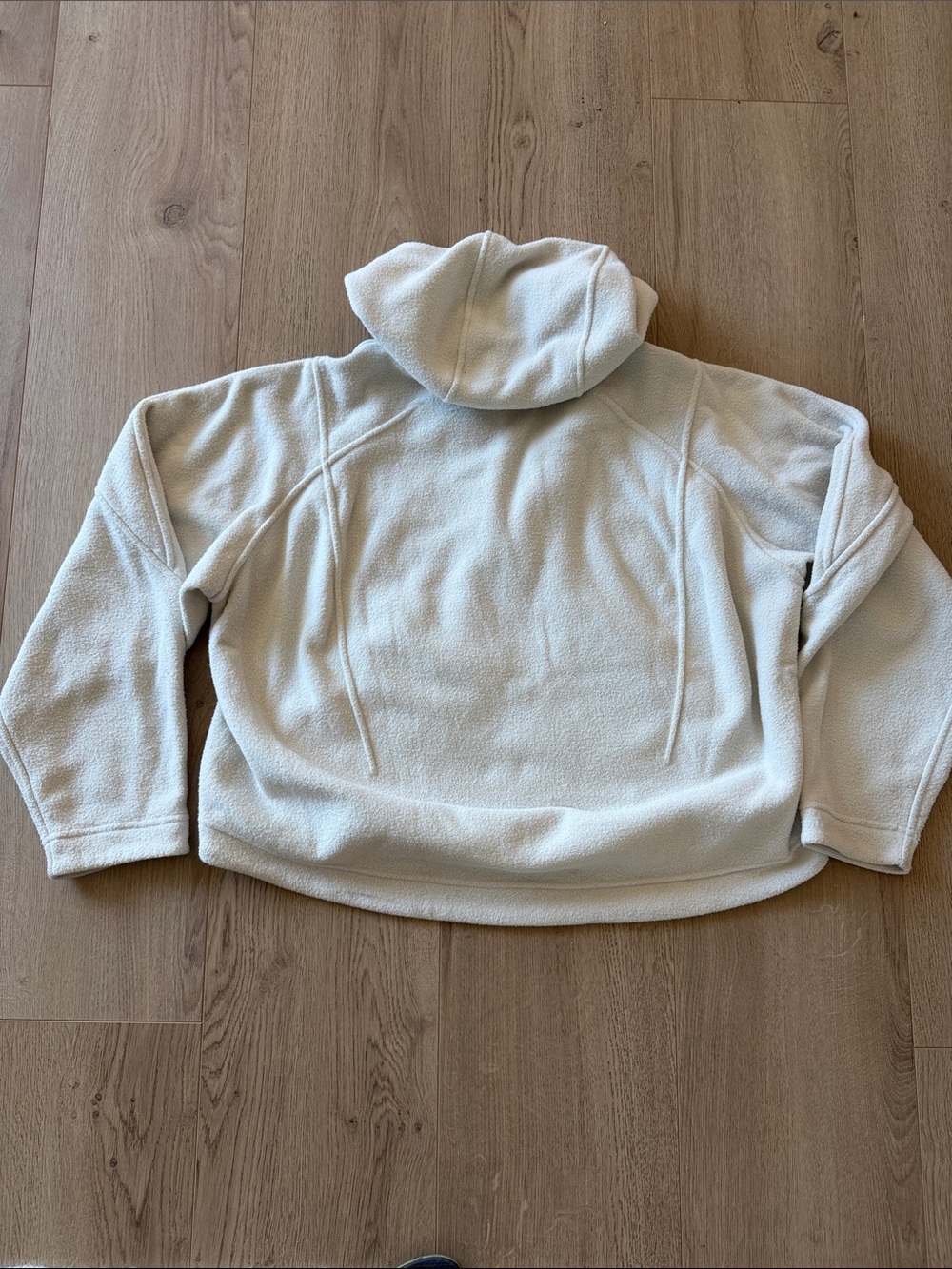 lululemon athletica Cream Half-Zip Hooded Pullover - Picture 5 of 5